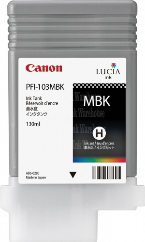 PFI-103MBK Cartridge- Click on picture for larger image